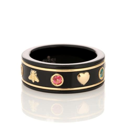 gucci icon ring with gemstones dupe|Gucci Icon 18kt Gold Ring With Gemstones in Black .